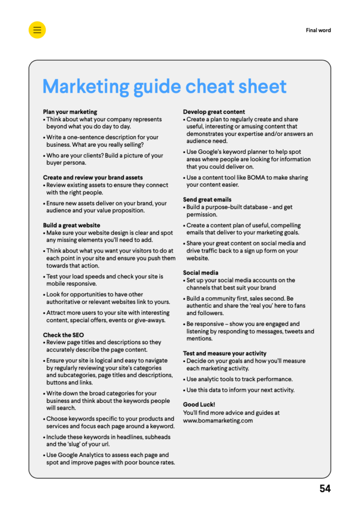 digital marketing guide for accountants