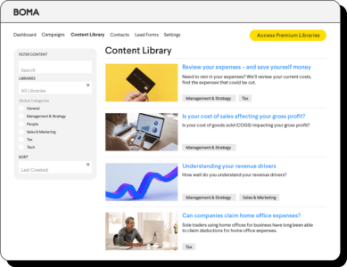 Marketing software for Accountants